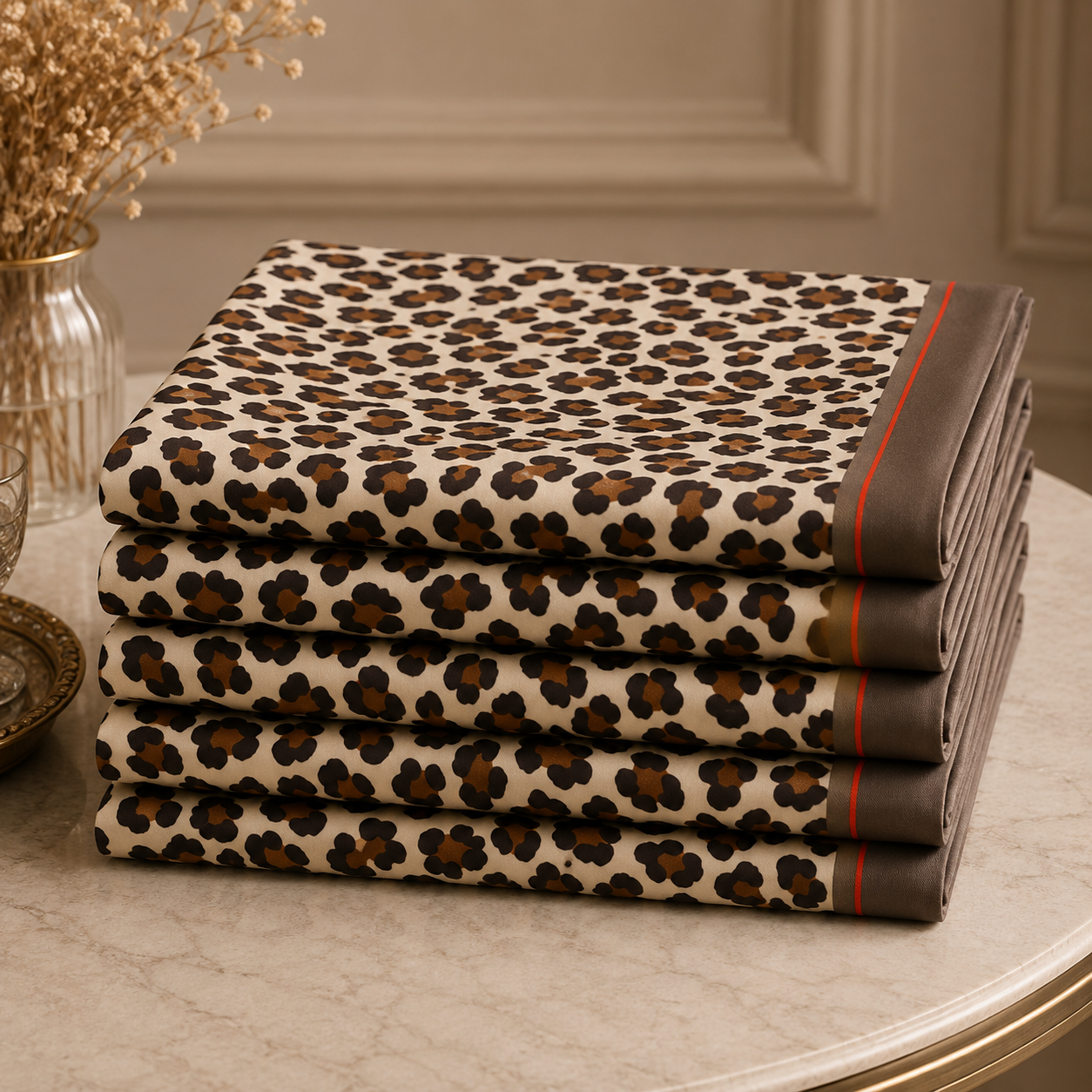 Leopard Print Scarf