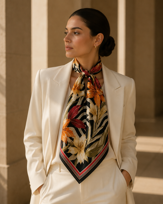 Tropical Zebra Scarf
