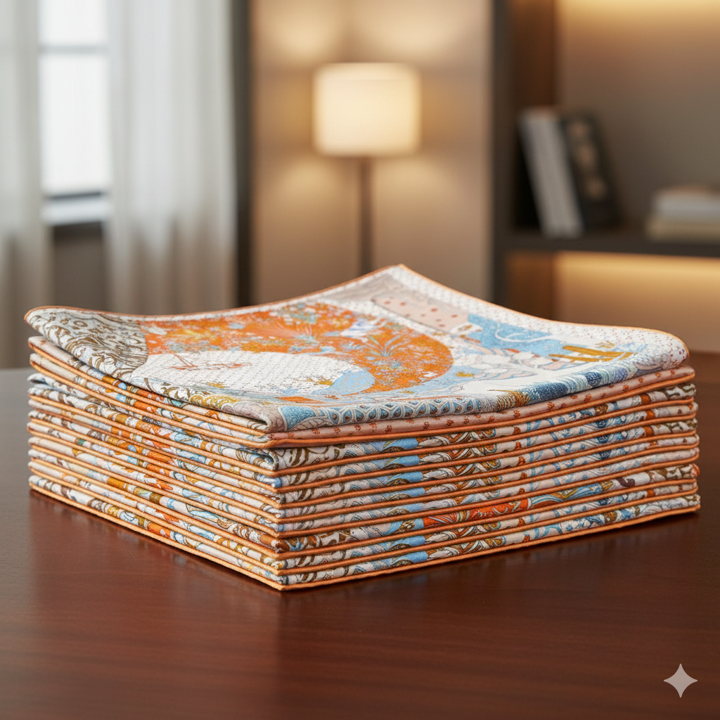 Whimsical Landscape Scarf
