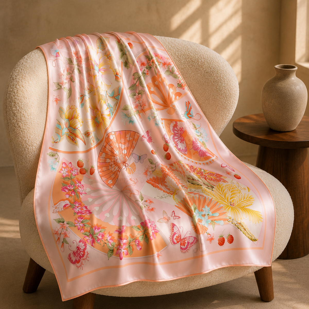 Japanese Blossom Scarf