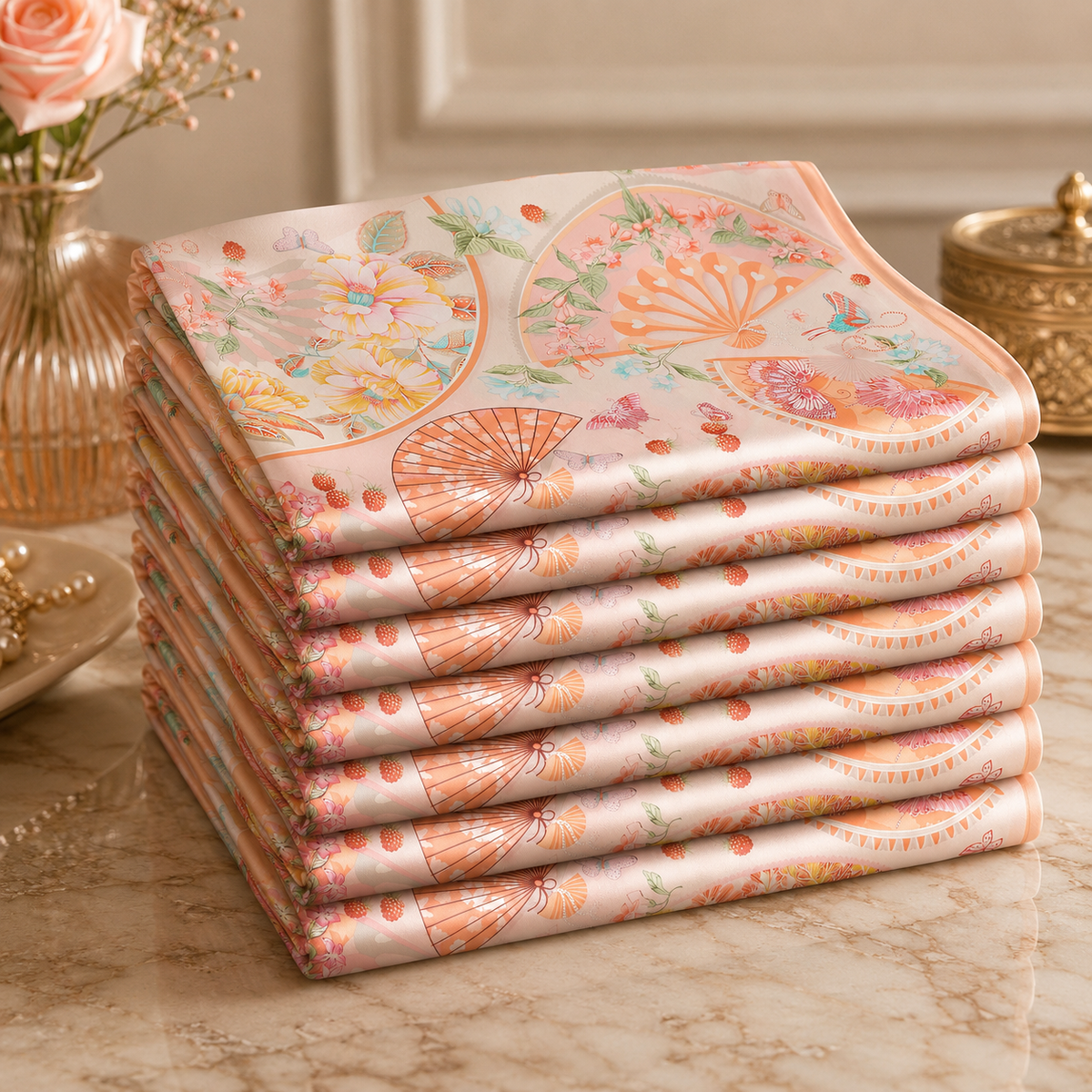 Japanese Blossom Scarf