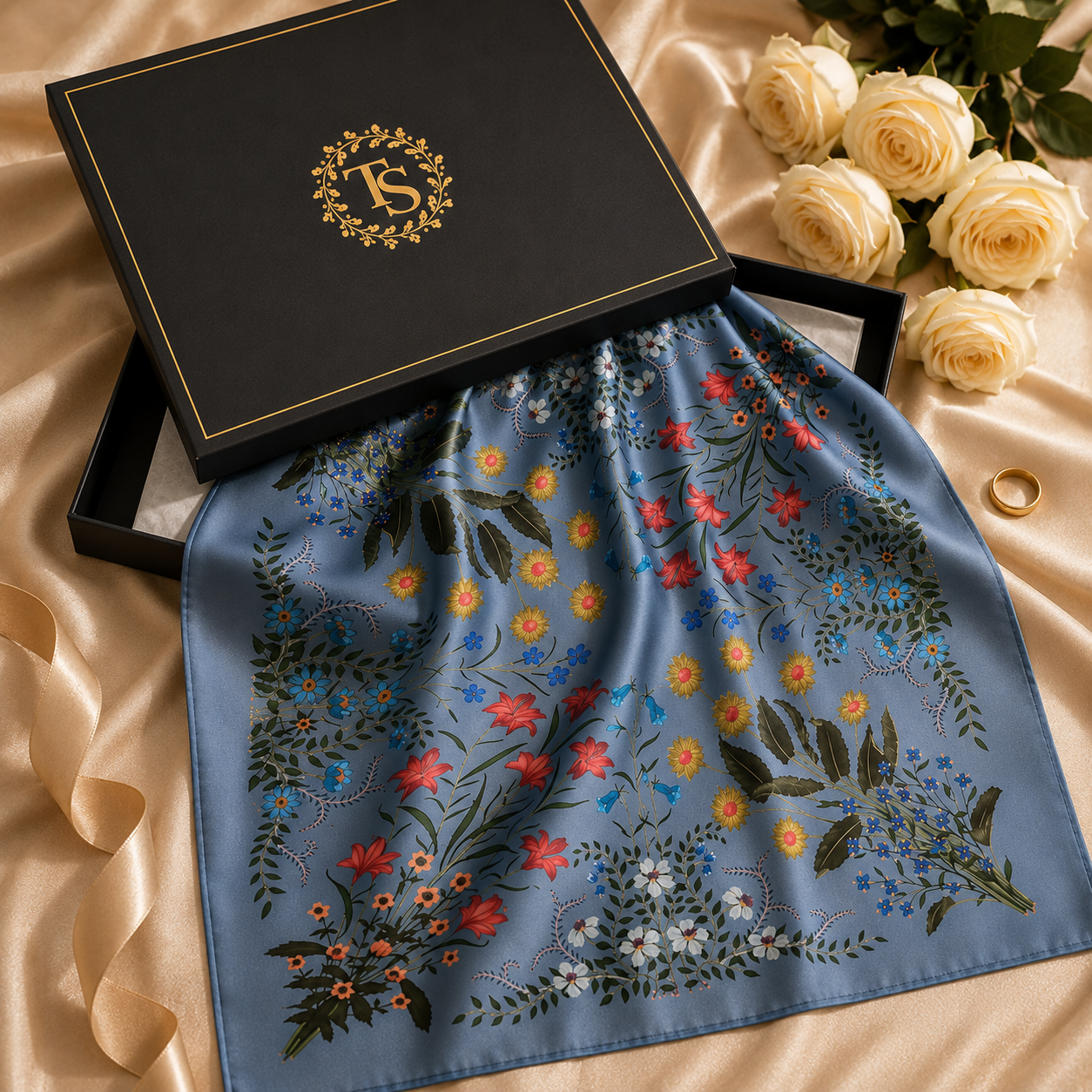 Wildflower Botanical Scarf
