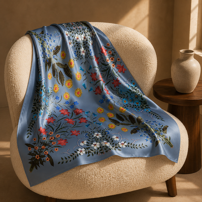 Wildflower Botanical Scarf