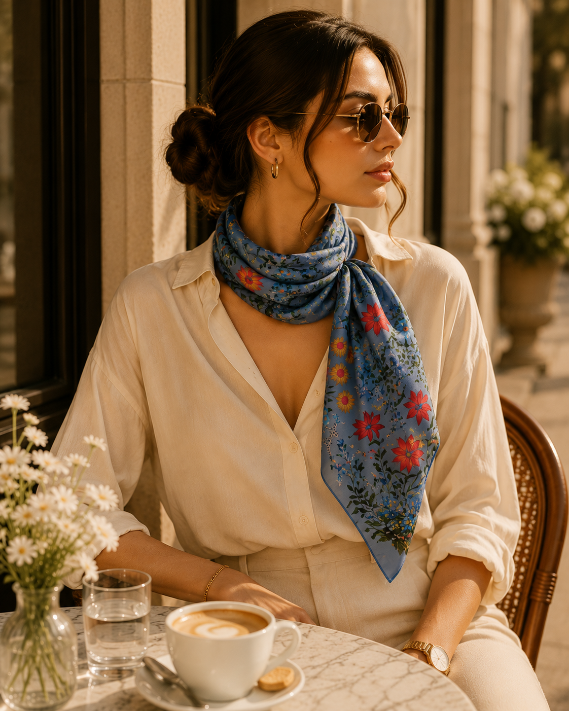 Wildflower Botanical Scarf