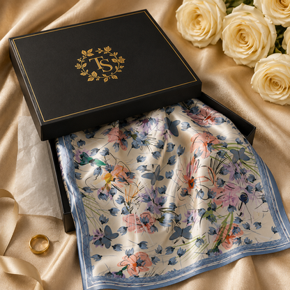 Watercolor Botanical Scarf