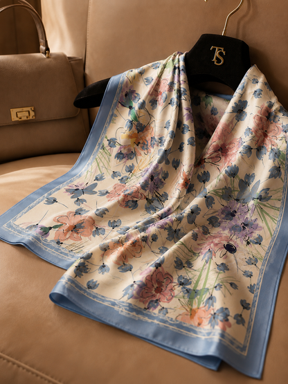 Watercolor Botanical Scarf