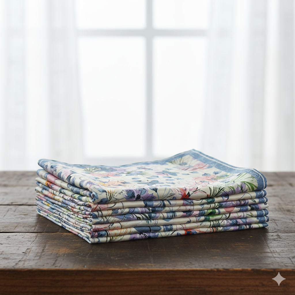 Watercolor Botanical Scarf