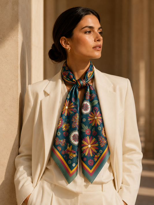 Vintage Botanical Scarf