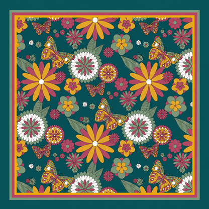 Vintage Botanical Scarf