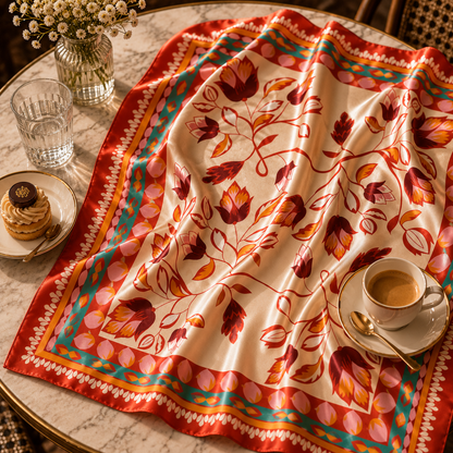 Tulip Art Scarf