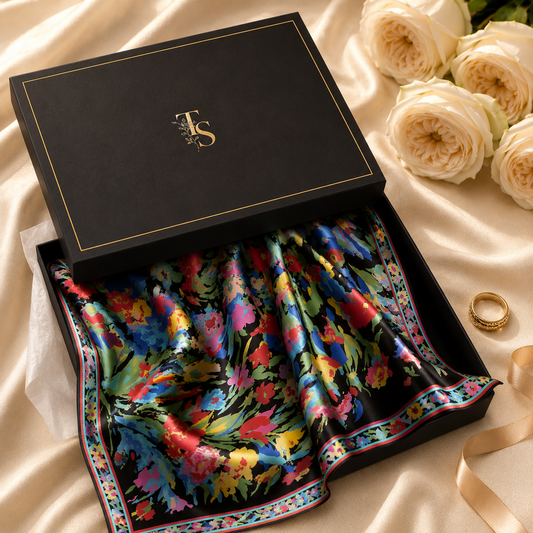 Artistic Floral Scarf