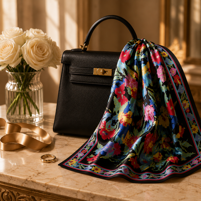 Artistic Floral Scarf