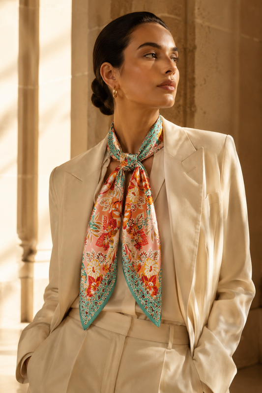 Bohemian Floral Scarf