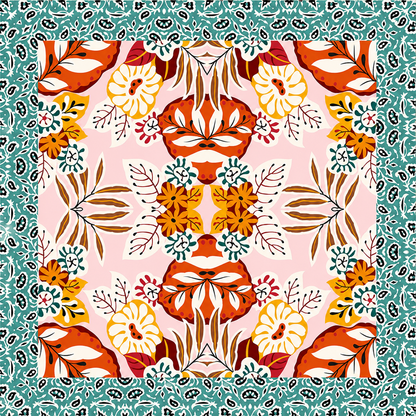 Bohemian Floral Scarf