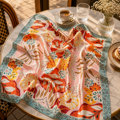 Bohemian Floral Scarf