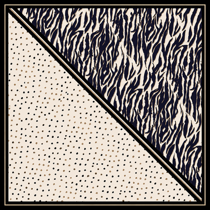Abstract Animal Print Scarf