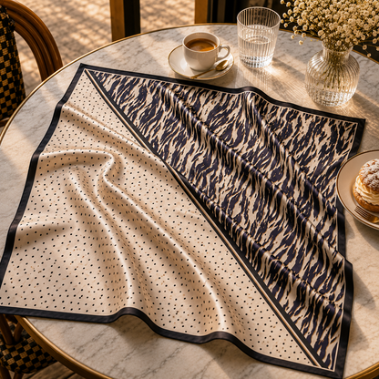 Abstract Animal Print Scarf
