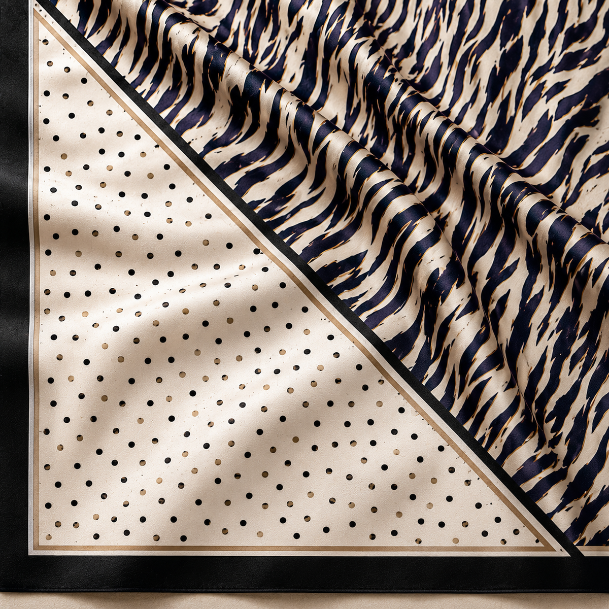Abstract Animal Print Scarf