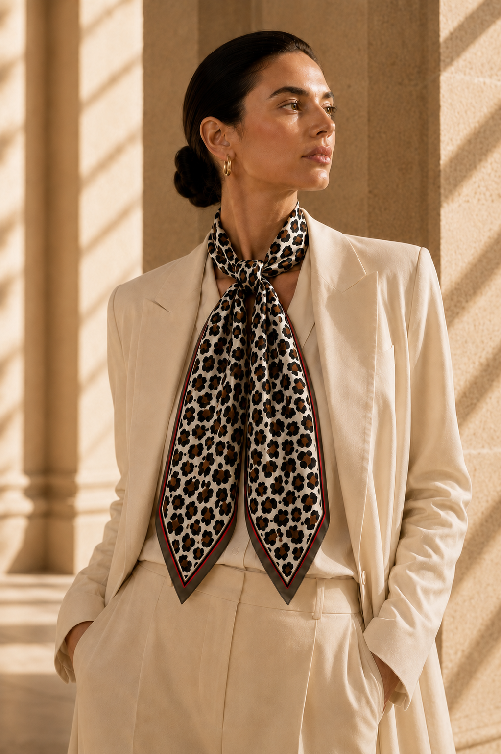 Leopard Print Scarf