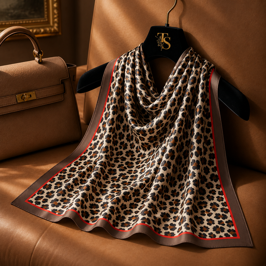 Leopard Print Scarf