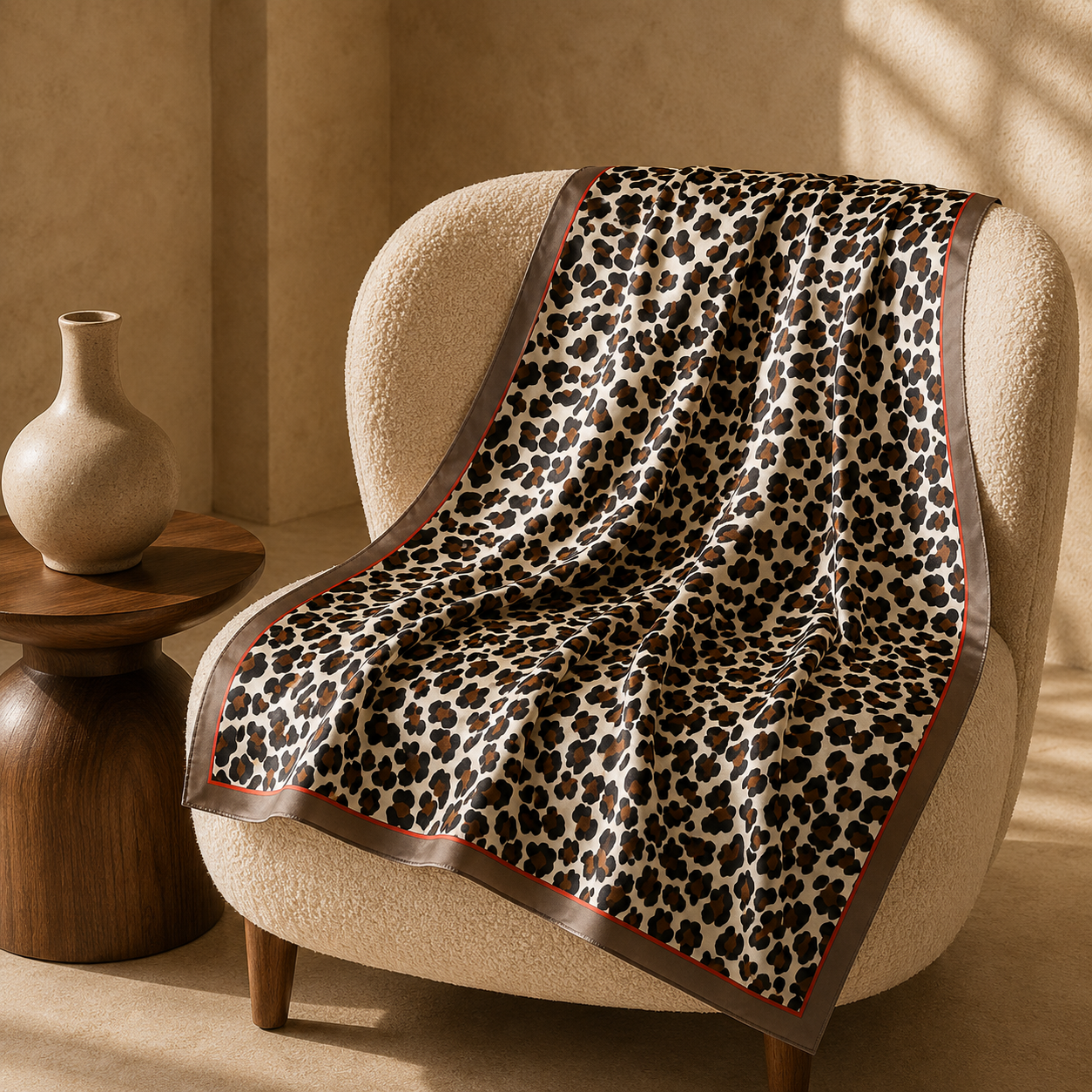 Leopard Print Scarf