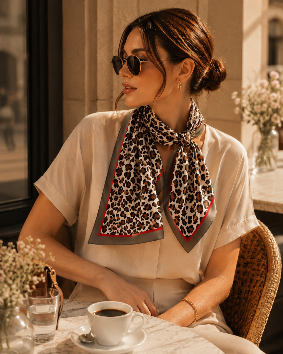 Leopard Print Scarf