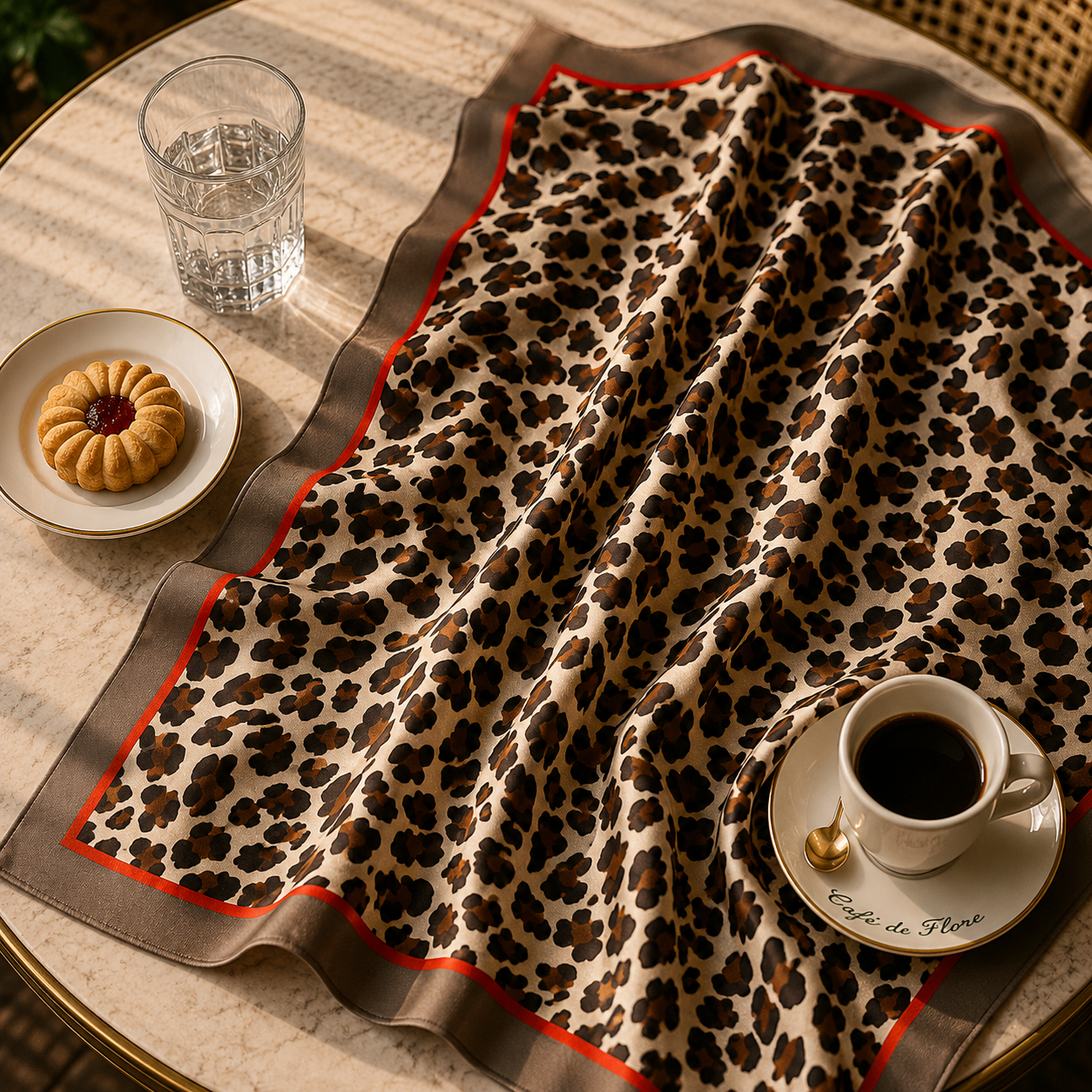 Leopard Print Scarf