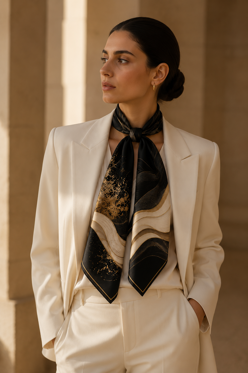 Dark Luxury Scarf