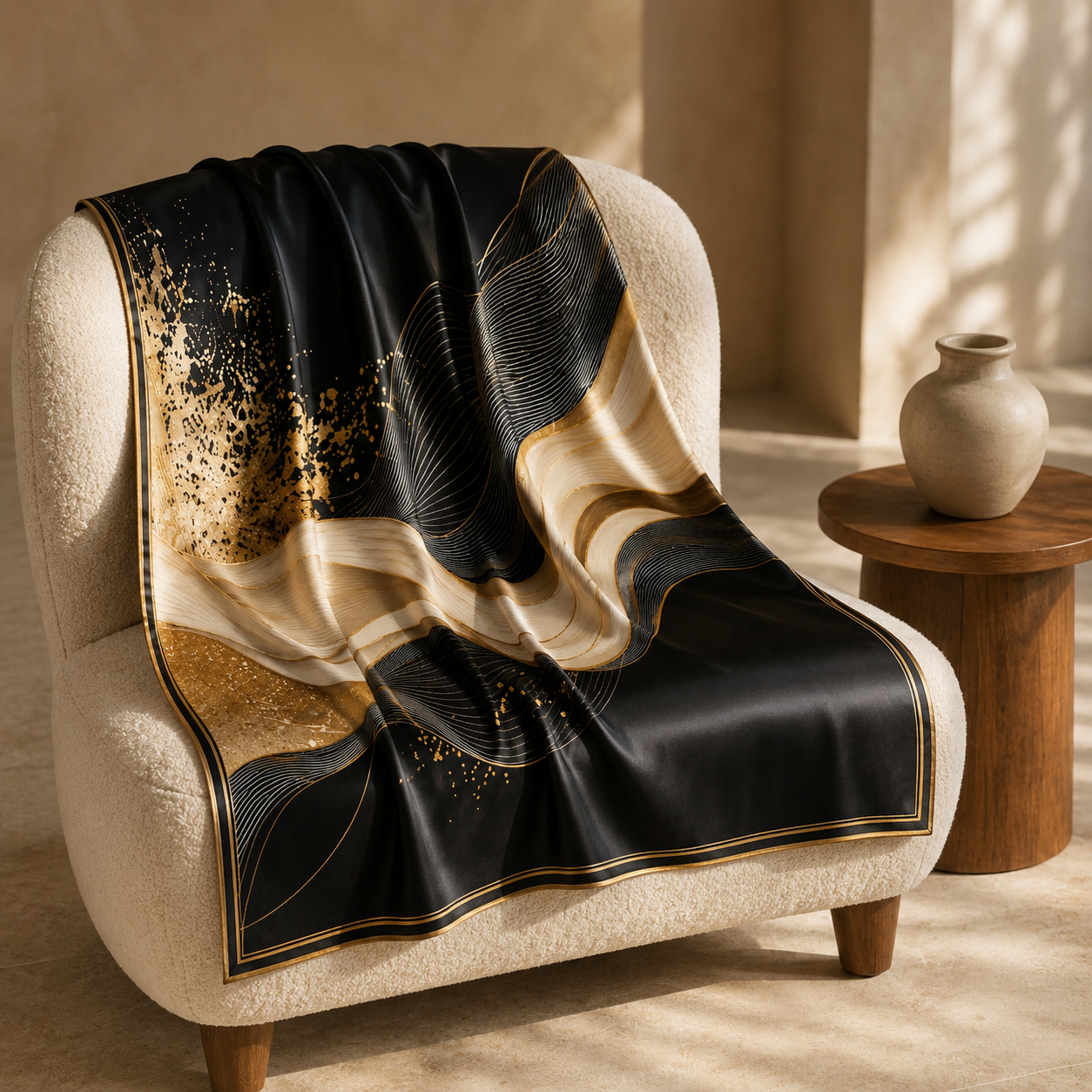 Dark Luxury Scarf
