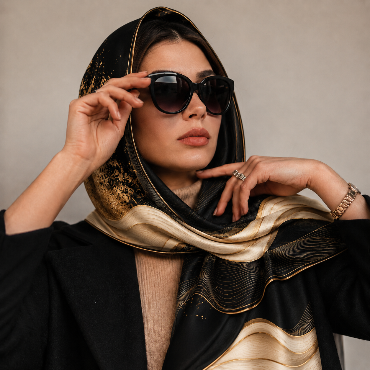 Dark Luxury Scarf