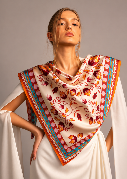 Tulip Art Scarf