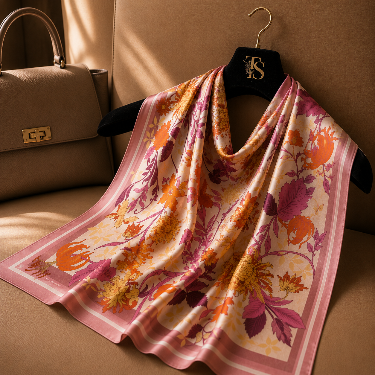 Autumn Floral Scarf