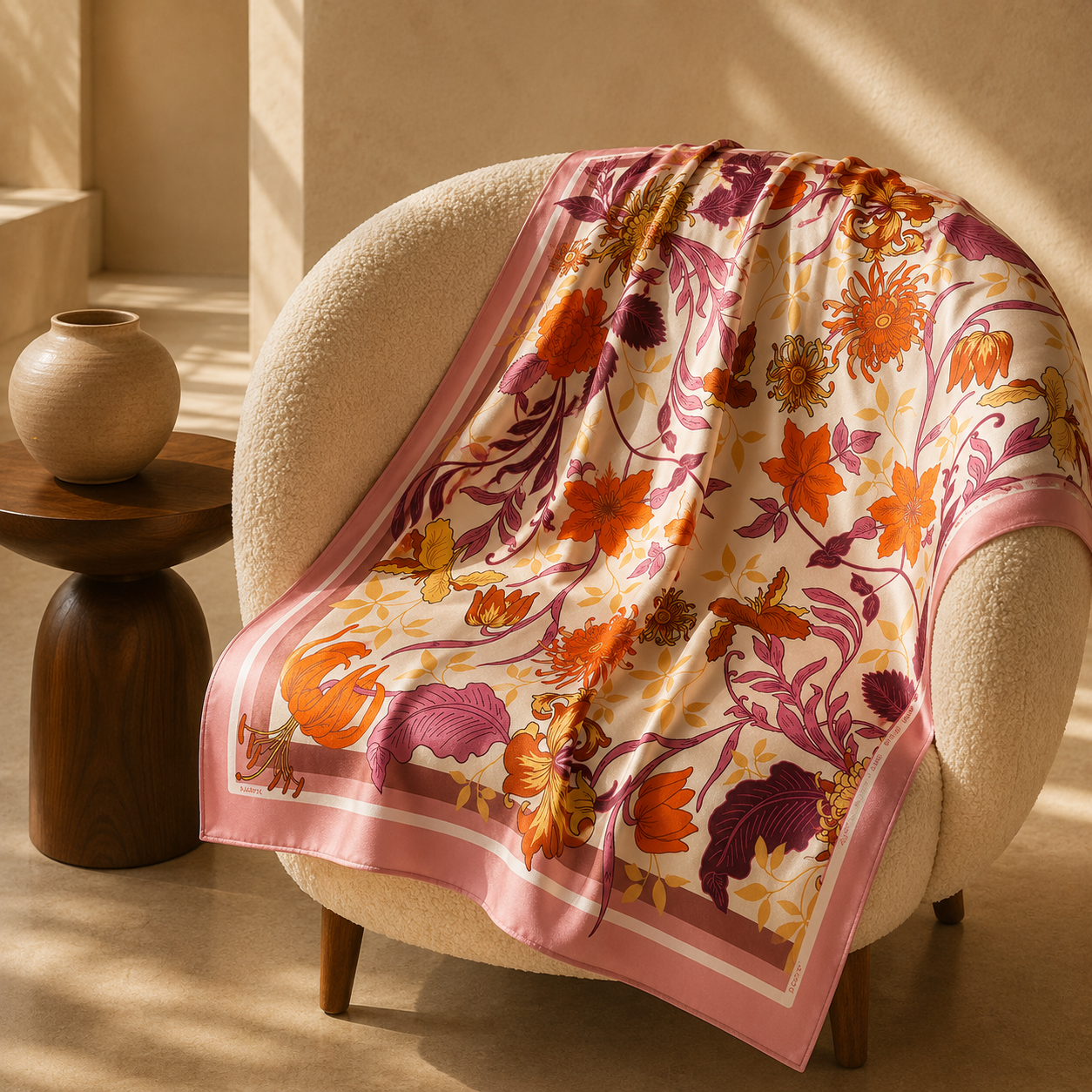 Autumn Floral Scarf