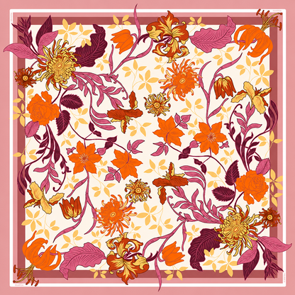Autumn Floral Scarf