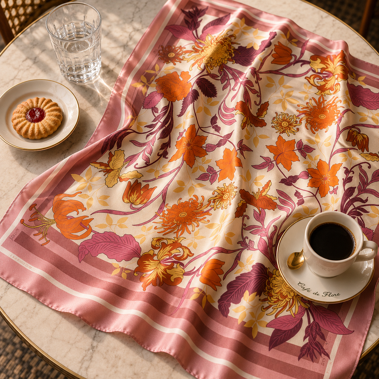 Autumn Floral Scarf