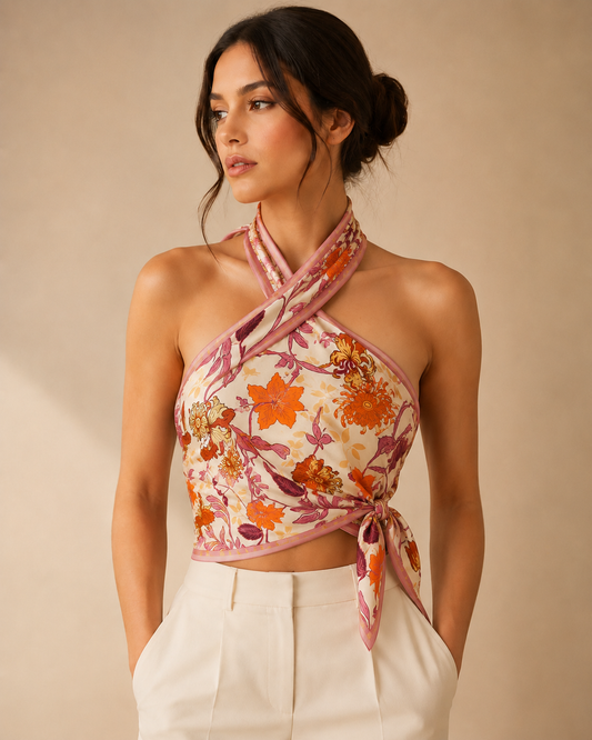 Autumn Floral Scarf