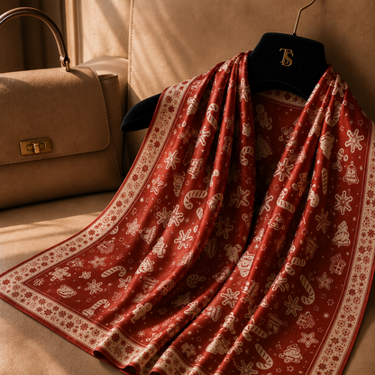 Red Christmas Scarf