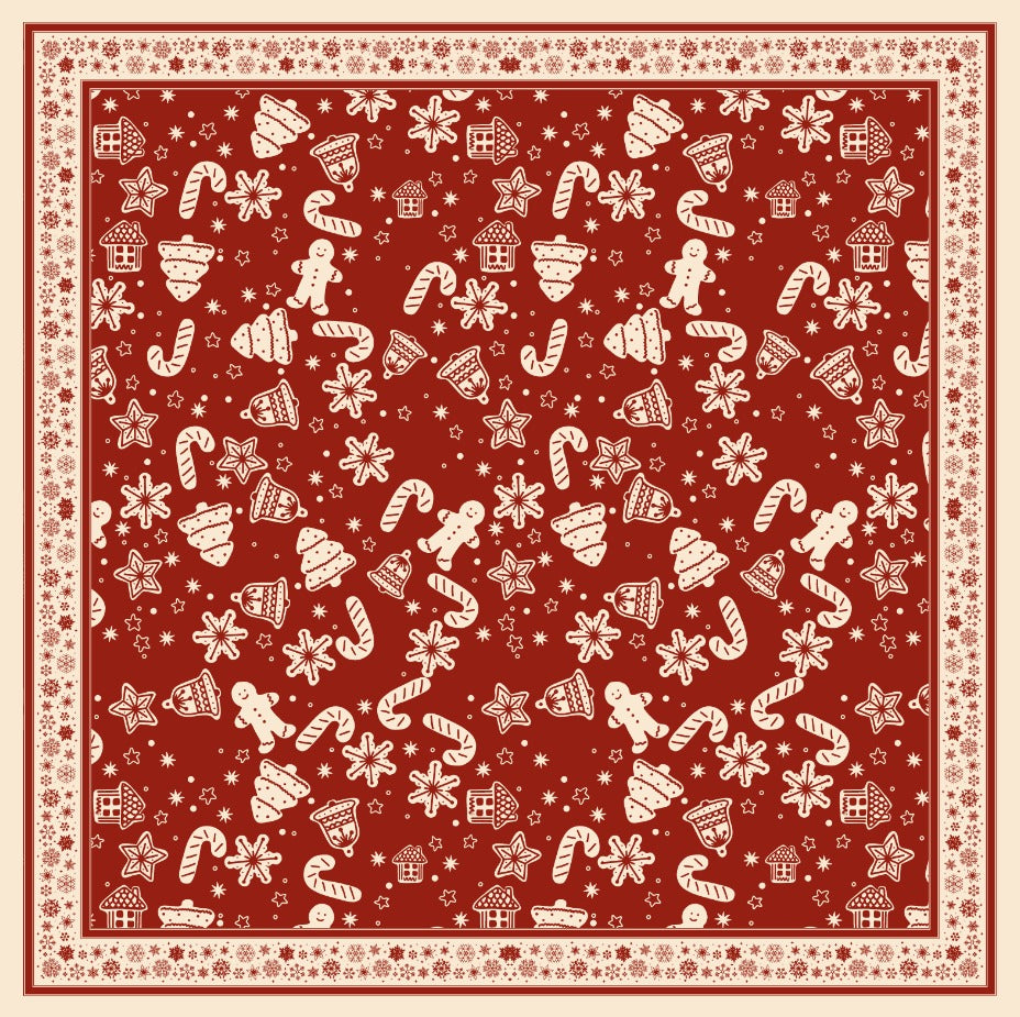 Red Christmas Scarf