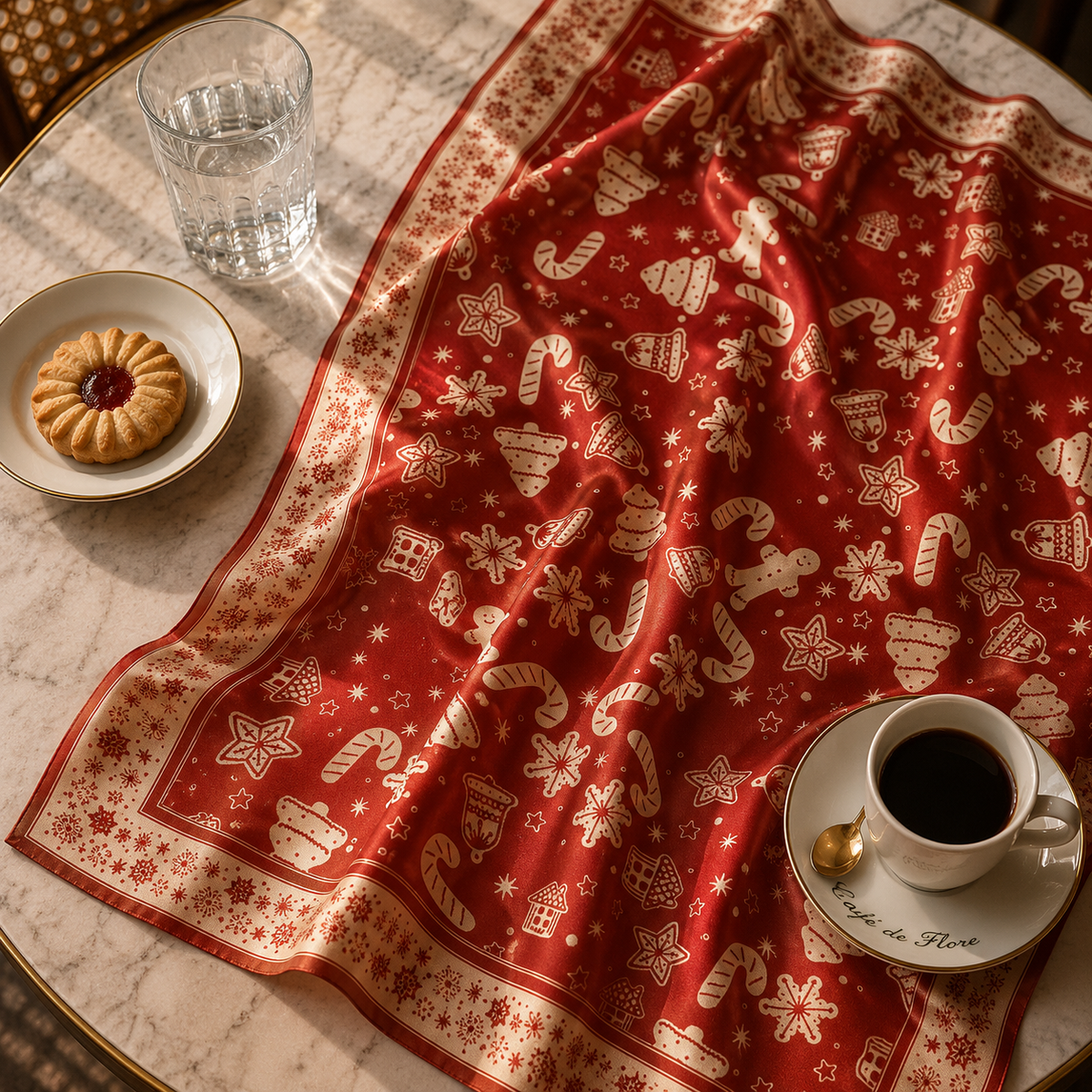 Red Christmas Scarf