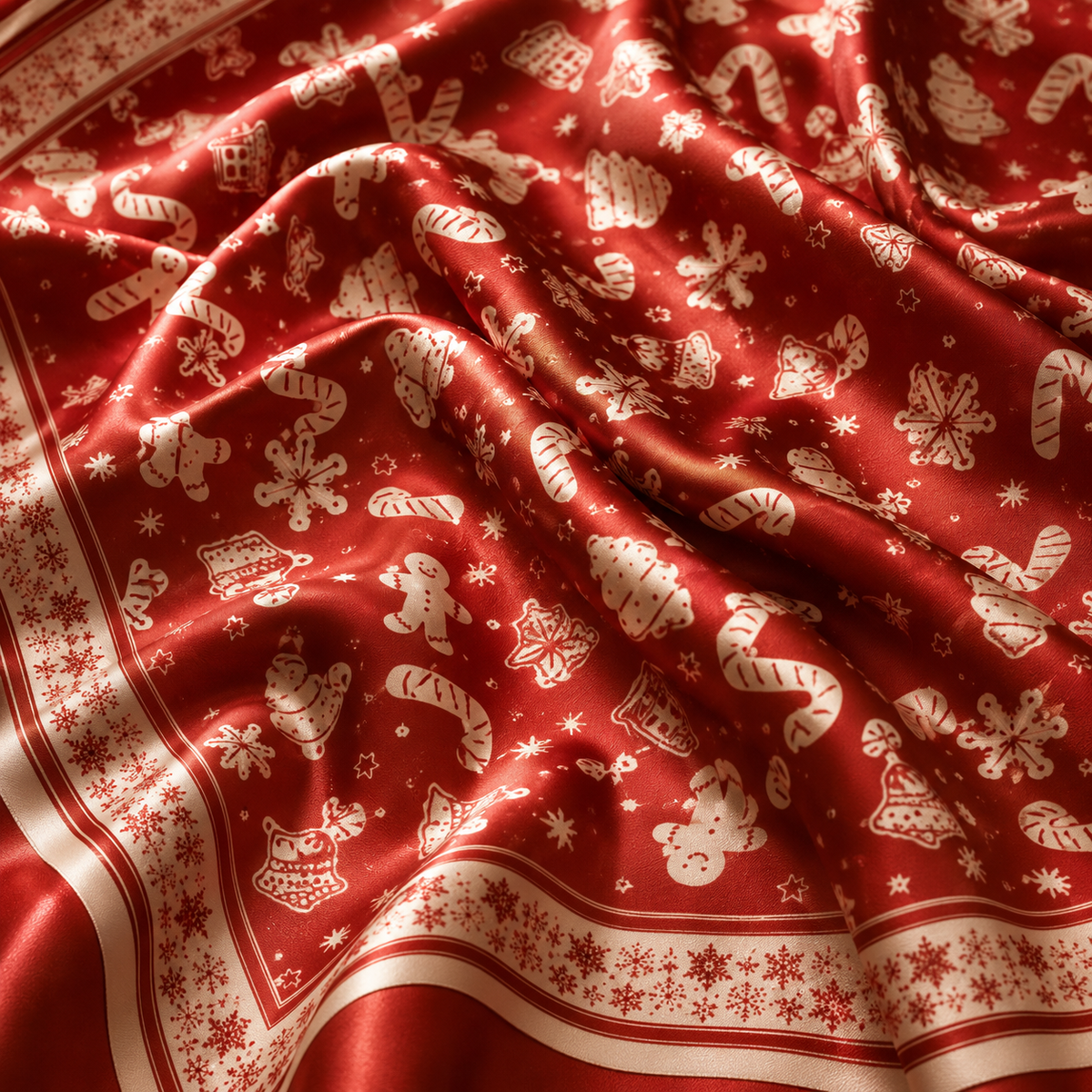 Red Christmas Scarf