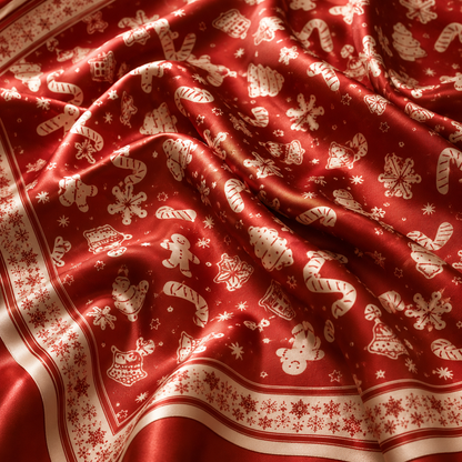 Red Christmas Scarf