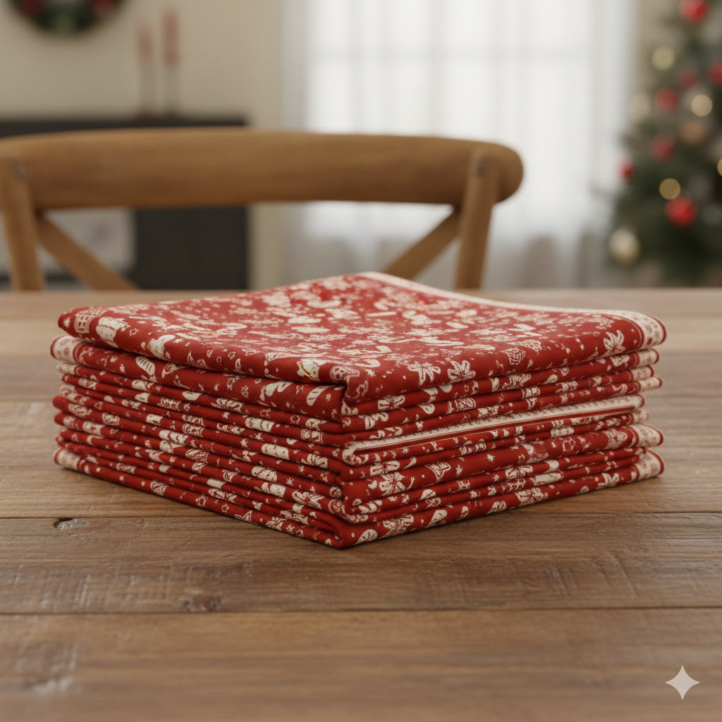 Red Christmas Scarf