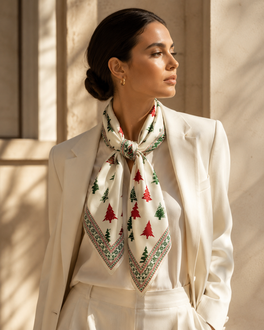 Snowy Christmas Scarf