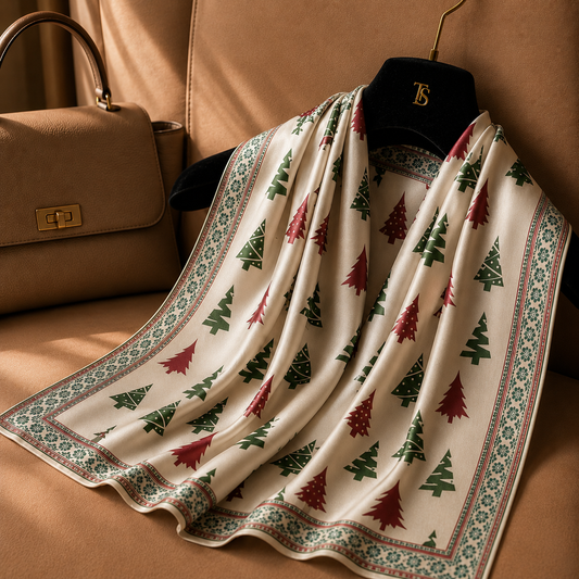 Snowy Christmas Scarf