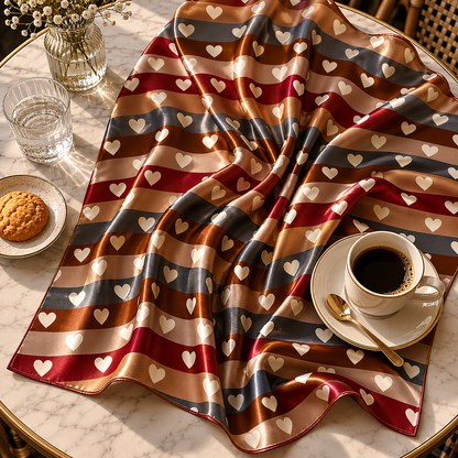 Modern Heart Scarf