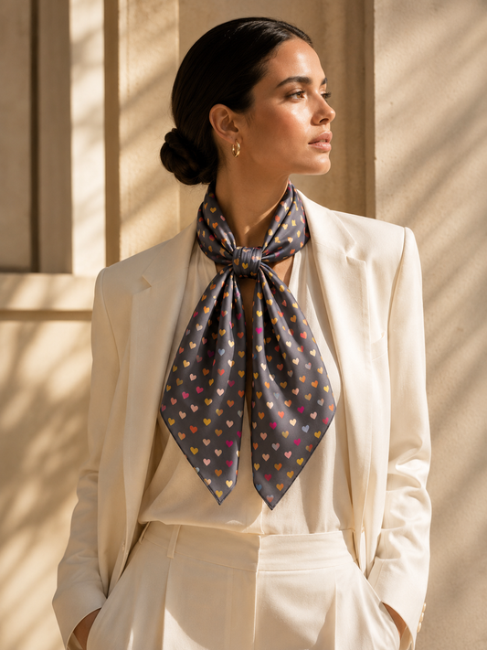 Tiny Heart Scarf