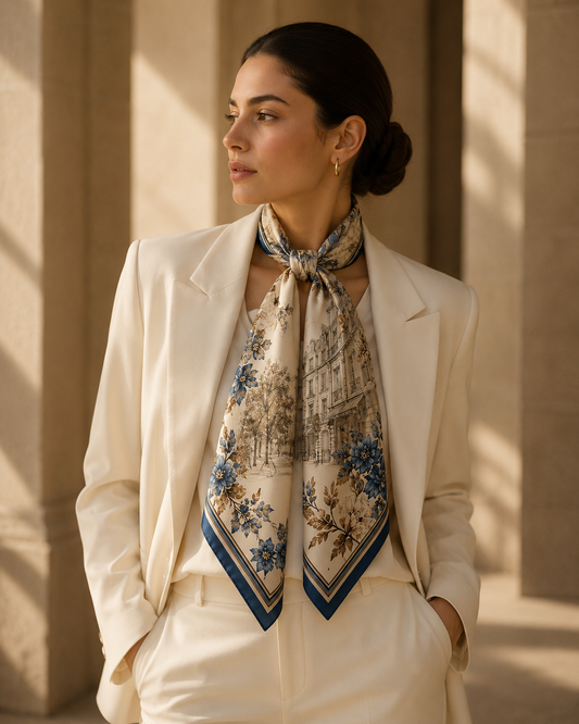 Parisian Floral Scarf