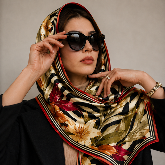 Tropical Zebra Scarf