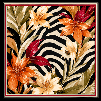 Tropical Zebra Scarf