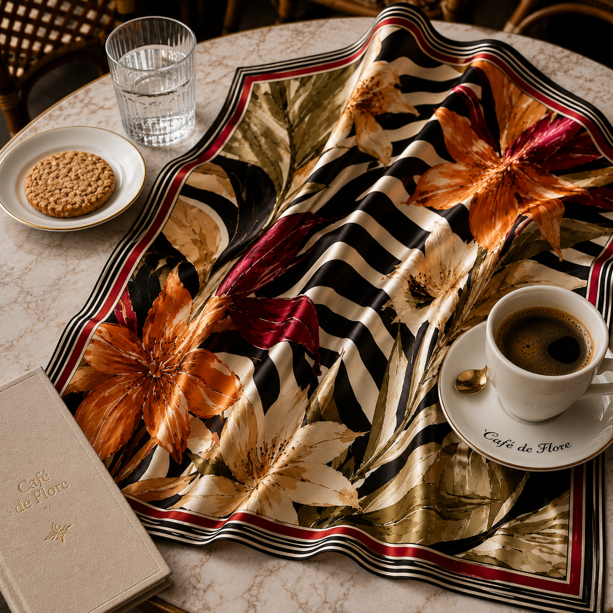 Tropical Zebra Scarf
